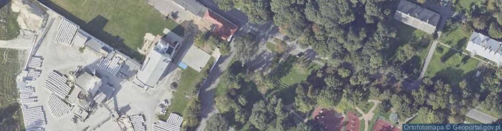 Zdjęcie satelitarne pomnik