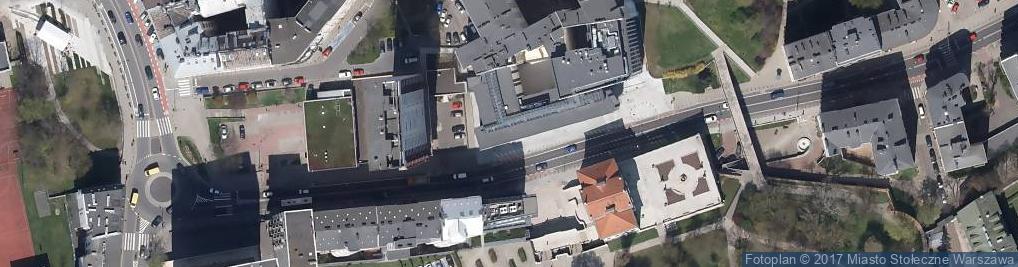 Zdjęcie satelitarne Powstanie Warszawskie