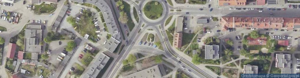 Zdjęcie satelitarne Rondo im. Zesłańców Sybiru