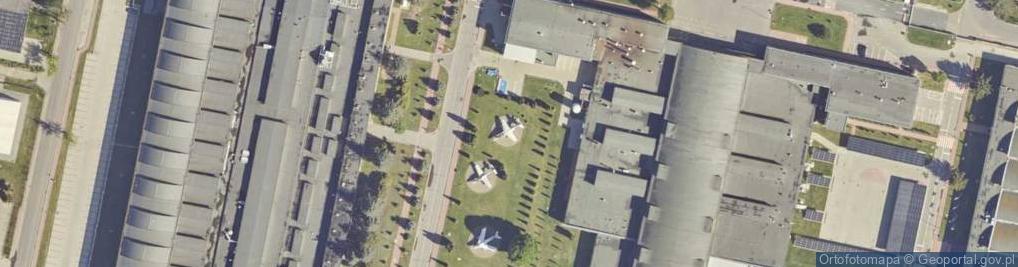 Zdjęcie satelitarne Samolot
