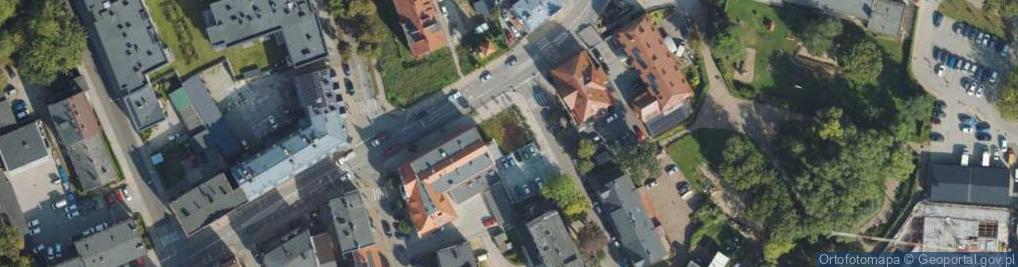 Zdjęcie satelitarne Serce Kaszub