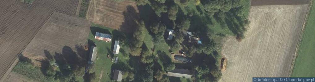 Zdjęcie satelitarne Tablica pamiątkowa - dwór Józefa Świrskiego, posła w czasie Pow