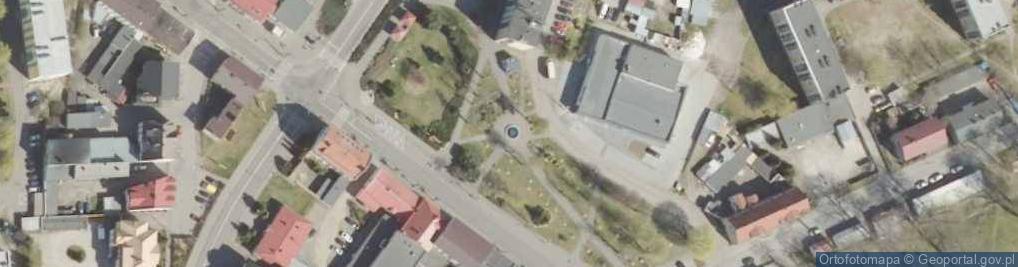 Zdjęcie satelitarne Tablica pamiątkowa Przyłączenie Ziem do Macierzy