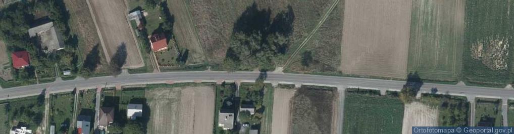 Zdjęcie satelitarne Tu spoczywają żołnierze Wojska Polskiego frontu północnego. 193