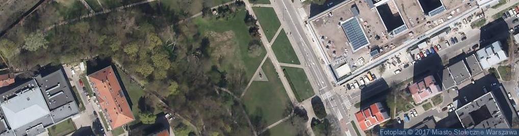 Zdjęcie satelitarne W Hołdzie Polskim Nauczycielom