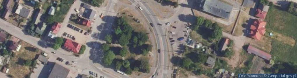 Zdjęcie satelitarne W tej okolicy w latach 1941-1944 poległo z rąk hitlerowskich op