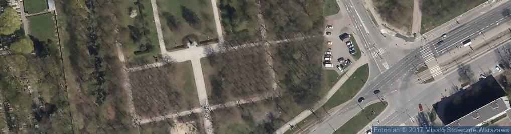 Zdjęcie satelitarne Zamordowanym Przez Niemców
