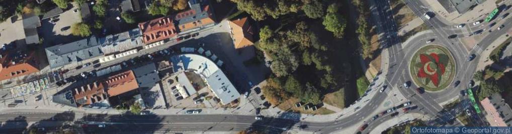 Zdjęcie satelitarne Żołnierzom AK