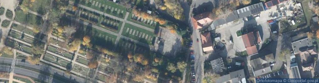 Zdjęcie satelitarne Żołnierzom radzieckim poległym w II Wojnie Światowej