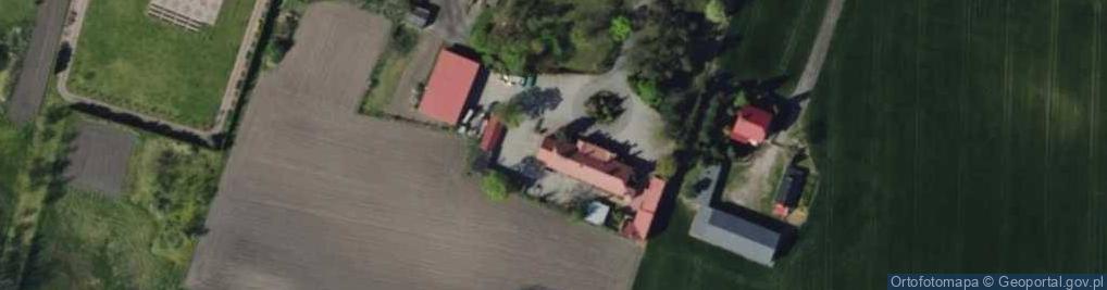 Zdjęcie satelitarne Gminny Ośrodek Pomocy Społecznej w Krzyżanowie