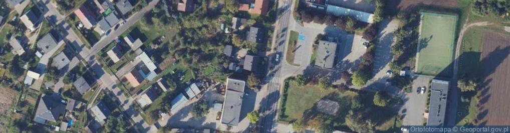 Zdjęcie satelitarne Gminny Ośrodek Pomocy Społecznej