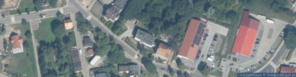 Zdjęcie satelitarne Miejsko-Gminny Ośrodek Pomocy Społecznej