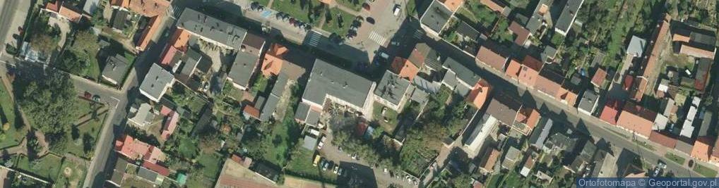 Zdjęcie satelitarne Miejsko-Gminny Ośrodek Pomocy Społecznej