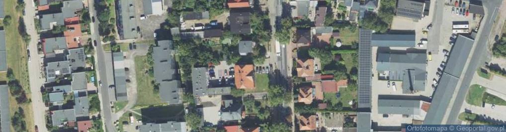 Zdjęcie satelitarne Miejsko-Gminny Ośrodek Pomocy Społecznej