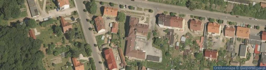 Zdjęcie satelitarne Miejsko - Gminny Ośrodek Pomocy Społecznej