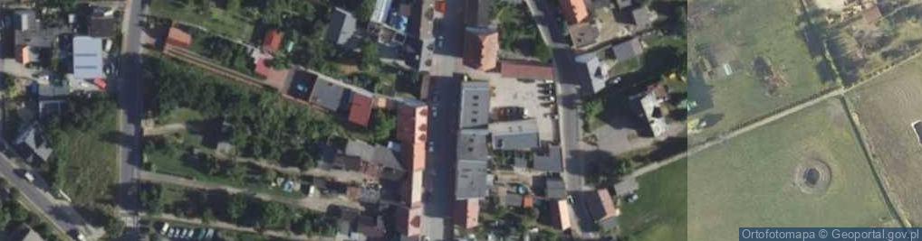 Zdjęcie satelitarne Miejsko - Gminny Ośrodek Pomocy Społecznej