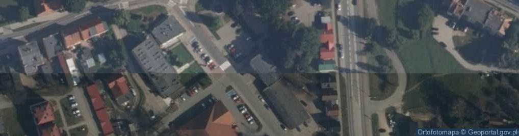 Zdjęcie satelitarne Miejsko-Gminny Ośrodek Pomocy Społecznej