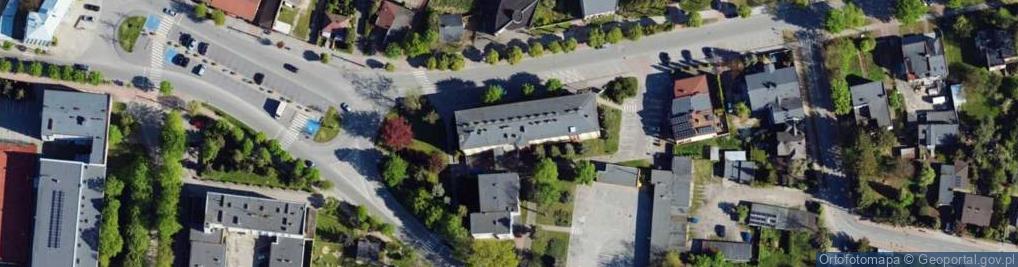 Zdjęcie satelitarne Miejsko-Gminny Ośrodek Pomocy Społecznej
