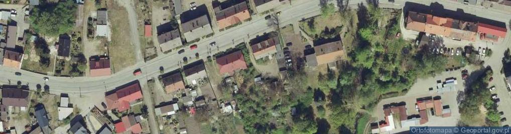 Zdjęcie satelitarne Miejsko-Gminny Ośrodek Pomocy Społecznej