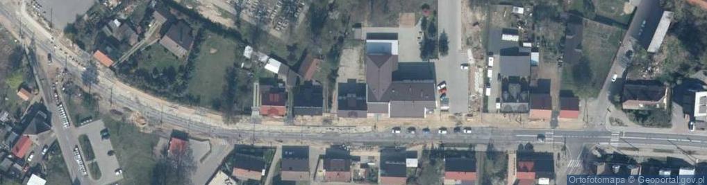 Zdjęcie satelitarne Miejsko-Gminny Ośrodek Pomocy Społecznej