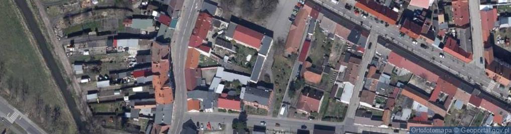 Zdjęcie satelitarne Miejsko-Gminny Ośrodek Pomocy Społecznej