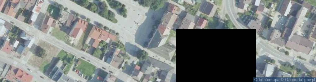 Zdjęcie satelitarne Miejsko-Gminny Ośrodek Pomocy Społecznej