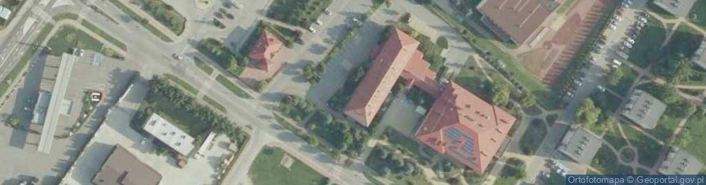 Zdjęcie satelitarne Miejsko-Gminny Ośrodek Pomocy Społecznej