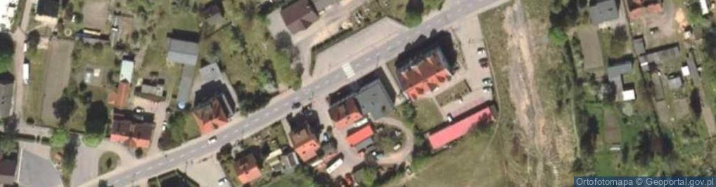 Zdjęcie satelitarne Miejsko-Gminny Ośrodek Pomocy Społecznej