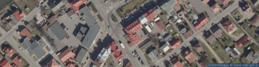 Zdjęcie satelitarne Miejsko-Gminny Ośrodek Pomocy Społecznej