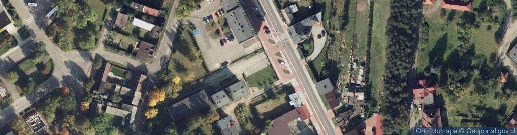 Zdjęcie satelitarne Miejsko-Gminny Ośrodek Pomocy Społecznej