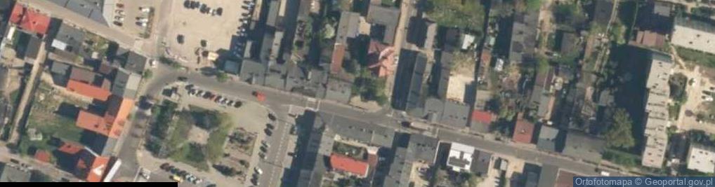 Zdjęcie satelitarne Miejsko-Gminny Ośrodek Pomocy Społecznej