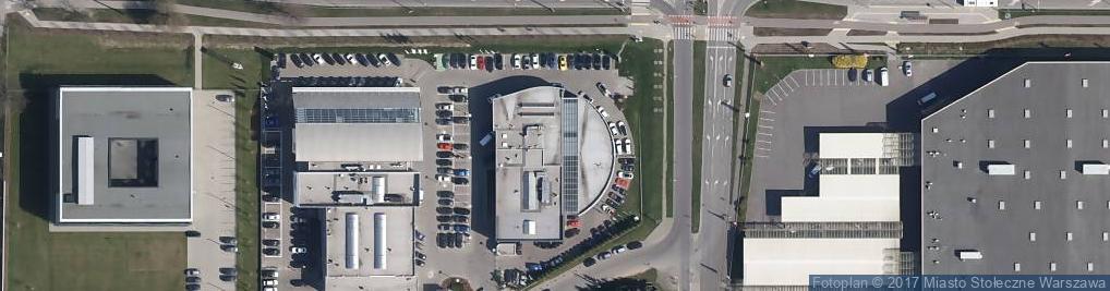 Zdjęcie satelitarne Porsche Centrum Warszawa