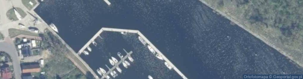 Zdjęcie satelitarne Port Trzebież