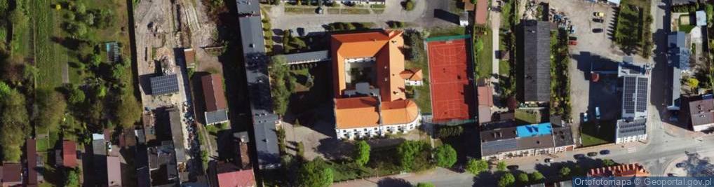 Zdjęcie satelitarne Powiatowe Centrum Pomocy Rodzinie w Łowiczu