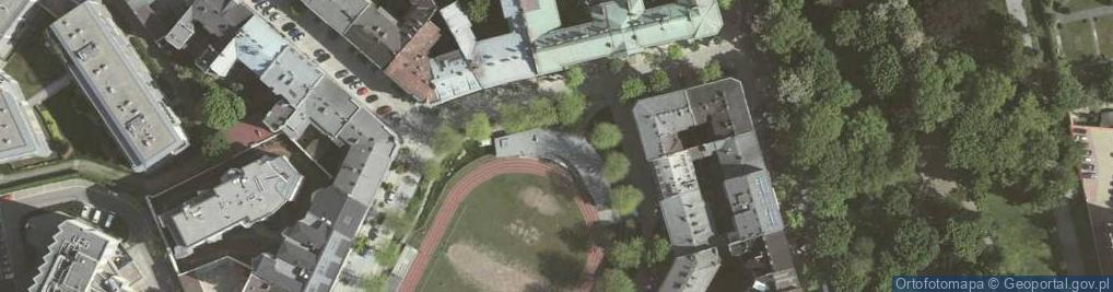 Zdjęcie satelitarne Międzyszkolny Ośrodek Sportowy Kraków 'Zachód'