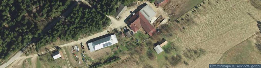 Zdjęcie satelitarne Gospodarstwo Rolne Waldemar Rutka hodowla bydła
