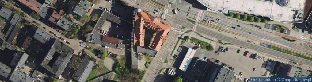 Zdjęcie satelitarne Prokuratura Rejonowa Sosnowiec Południe