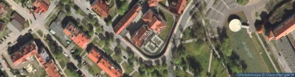 Zdjęcie satelitarne Prokuratura Rejonowa w Braniewie