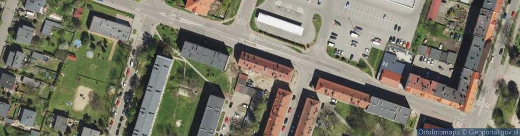Zdjęcie satelitarne Prokuratura Rejonowa w Tarnowskich Górach