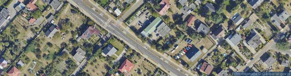 Zdjęcie satelitarne 1.Auto Sadol Andrzej Sadowski2.Fabryka Andrzej Sadowski