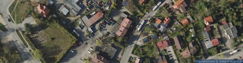 Zdjęcie satelitarne 1)Auto Wagen Car Warsztat Samochodowy Mechaniczno- Elektryczny Usługi Handel Paweł Morawski 2)Magpol Przedsiębiorstwo Wielobranżowe Produkcyjno-Usługowo-Handlowe Paweł Morawski
