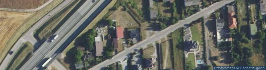 Zdjęcie satelitarne 1) Bartex Wiesław Bąk 2) Juwimax Wiesław Bąk