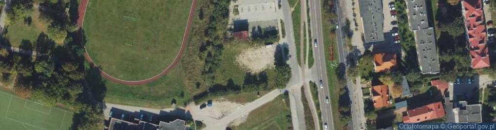 Zdjęcie satelitarne 1.Grażyna Domańska 2.Mado Logistics Grażyna Domańska