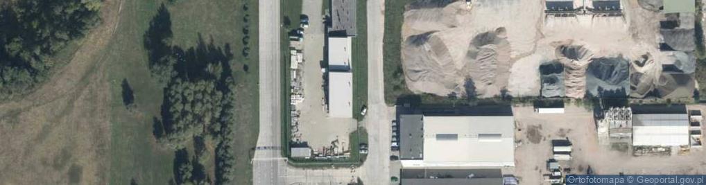 Zdjęcie satelitarne 1.Jan Strychalski Przedsiębiorstwo Budowlane Simes 2.Jan Strychalski Wspólnik Spółki Cywilnej Pro-Bud
