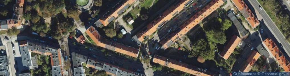 Zdjęcie satelitarne 1.Kancelaria Obsługi Nieruchomości Westa Anna Paterek 2.Westa Anna Paterek - Wspólnik Spółki Cywilnej