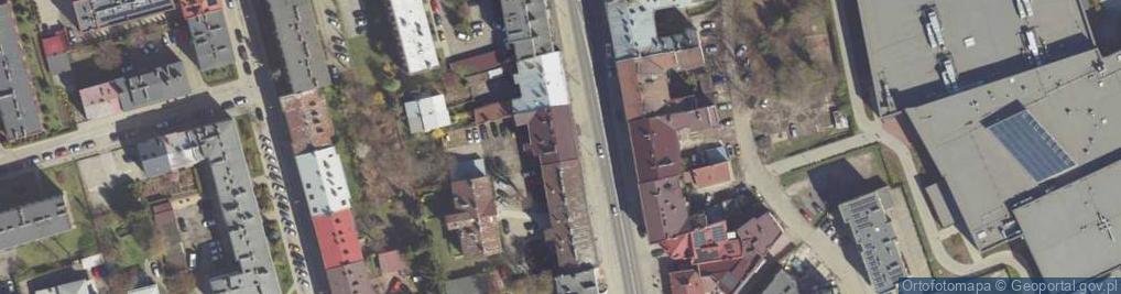 Zdjęcie satelitarne 1 Księgarnia Logos MB Wilkowie 2 P H U P Lupus 3 Kantor Wymiany Walut 4 P H U P Fourni Pol