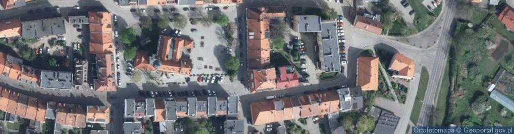 Zdjęcie satelitarne 1) Malucholandia 2) Alfa