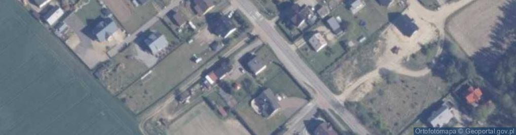 Zdjęcie satelitarne 1.Piotr Plichta Usługi Transportowe, Roboty Ziemne2.Usługi Transportowe L.Orzechowski, P.Plichta
