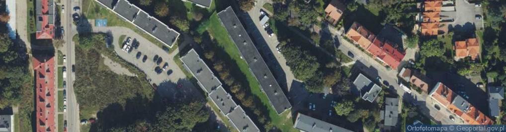 Zdjęcie satelitarne 1 Pośrednictwo Finansowe 2 Taksówka Osobowa