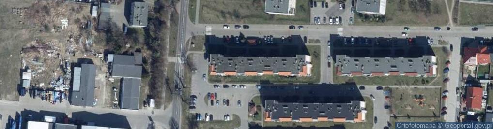 Zdjęcie satelitarne 1.PPHU Robo Radosław Dydyń 2.Radis Zakład Części Zamiennych Radosław Dydyń - Wspólnik Spólki Cywilnej